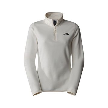 The North Face NF0A855M4HP1 W 100 Glacier 1/4 Zip Beyaz Kadın Polar Sweatshirt