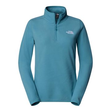 The North Face NF0A855M4HP1 W 100 Glacier 1/4 Zip Beyaz Kadın Polar Sweatshirt