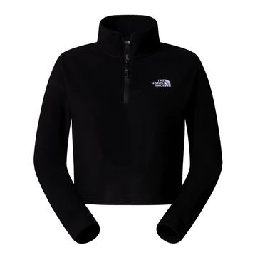 The North Face NF0A855N4H01 Siyah 100 Glacier Cropped Kadın Outdoor Polar