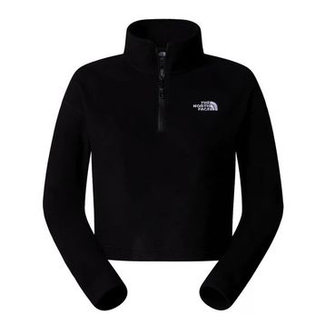 The North Face NF0A855N4H01 Siyah 100 Glacier Cropped Kadın Outdoor Polar