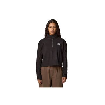 The North Face NF0A855N4H01 Siyah 100 Glacier Cropped Kadın Outdoor Polar