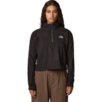 The North Face NF0A855N4H01 Siyah 100 Glacier Cropped Kadın Outdoor Polar