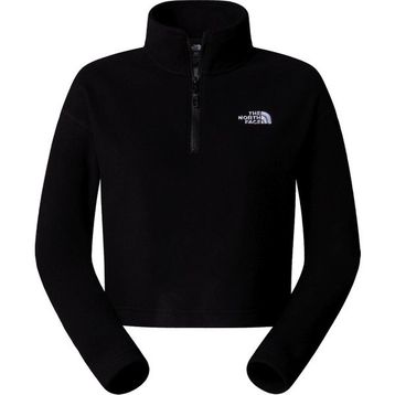 The North Face NF0A855N4H01 Siyah 100 Glacier Cropped Kadın Outdoor Polar