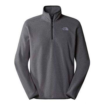The North Face NF0A855W4HJ1 Gri M 100 Glacier 1/4 Zip Erkek Polar Sweatshirt