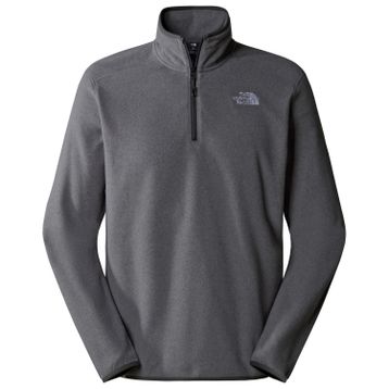 The North Face NF0A855W4HJ1 Gri M 100 Glacier 1/4 Zip Erkek Polar Sweatshirt