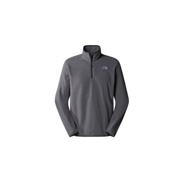 The North Face NF0A855W4HJ1 Gri M 100 Glacier 1/4 Zip Erkek Polar Sweatshirt