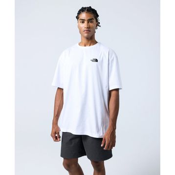 The North Face NF0A87NRFN41-001 Beyaz M S/S Essential Oversize Tee Erkek Tişört