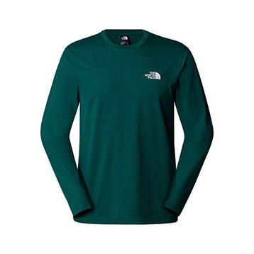 The North Face NF0A87QN6GI1 Yeşil M L/S Simple Dome Tee Erkek Günlük Uzun Kollu Tişört