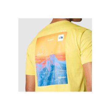 The North Face NF0A882XQOA1 M Foundation Heatgraphic Tee Sarı Erkek T-shirt