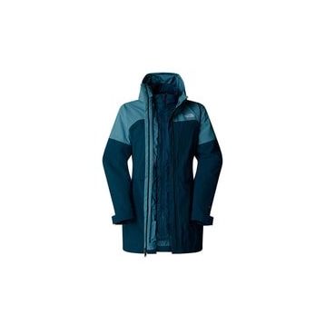 The North Face NF0A88T94OJ1 Parka Dryvent Mono Triclimate Lacivert Kapüşonlu Kadın Mont