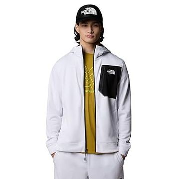 The North Face NF0A893QLA91 Beyaz M Ma Fz Fleece Erkek Günlük Ceket