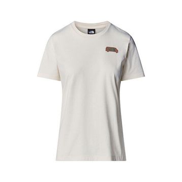 The North Face NF0A89C3QLI1 Beyaz W Ss Outdoor Graphic Tee Kadın Outdoor Tişörtü