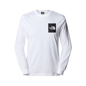 The North Face NF0A8A6PFN41 Beyaz M L/s Fine Tee Erkek Outdoor Tişörtü