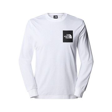 The North Face NF0A8A6PFN41 Beyaz M L/s Fine Tee Erkek Outdoor Tişörtü