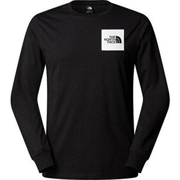 The North Face NF0A8A6PJK31 Siyah M L/s Fine Tee Erkek Outdoor Tişörtü