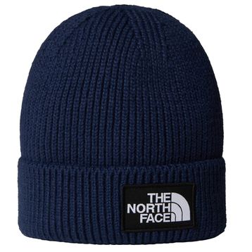 The North Face NF0A8CHE8K21 Lacivert Logo Box Cuffed Unisex Outdoor Bere