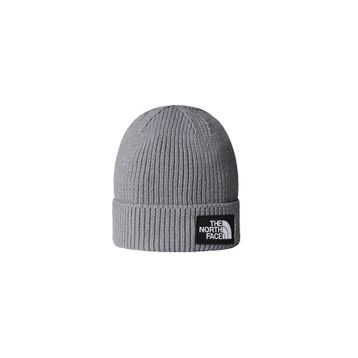 The North Face NF0A8CHEDYY1 Gri Logo Box Cuffed Unisex Outdoor Bere
