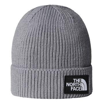 The North Face NF0A8CHEDYY1 Gri Logo Box Cuffed Unisex Outdoor Bere