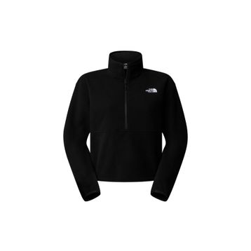 The North Face NF0A8D2CJK31 Siyah Glacier Fleece 1/2 Zip Short Kadın Outdoor Polar