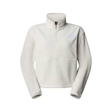 The North Face NF0A8D2CQLI1 Beyaz Glacier Fleece 1/2 Zip Short Kadın Outdoor Polar
