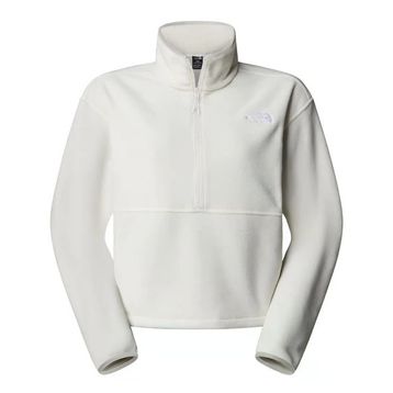 The North Face NF0A8D2CQLI1 Beyaz Glacier Fleece 1/2 Zip Short Kadın Outdoor Polar