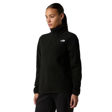 The North Face NF0A8D2JJK31 Siyah Glacier Fleece 1/4 Zip Kadın Outdoor Polar