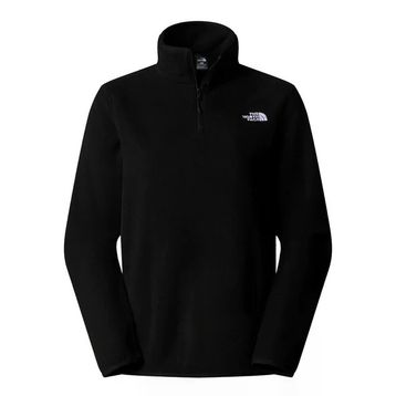 The North Face NF0A8D2JJK31 Siyah Glacier Fleece 1/4 Zip Kadın Outdoor Polar