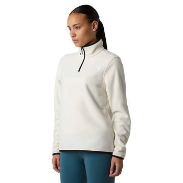 The North Face NF0A8D2JQLI1 Beyaz Glacier Fleece 1/4 Zip Kadın Outdoor Polar