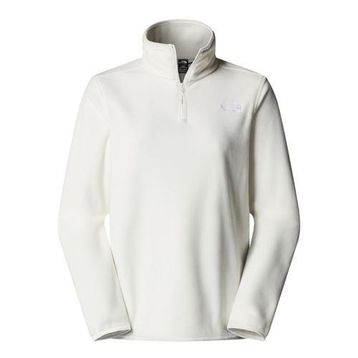 The North Face NF0A8D2JQLI1 Beyaz Glacier Fleece 1/4 Zip Kadın Outdoor Polar