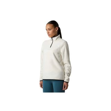 The North Face NF0A8D2JQLI1 Beyaz Glacier Fleece 1/4 Zip Kadın Outdoor Polar