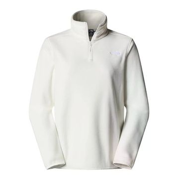 The North Face NF0A8D2JQLI1 Beyaz Glacier Fleece 1/4 Zip Kadın Outdoor Polar