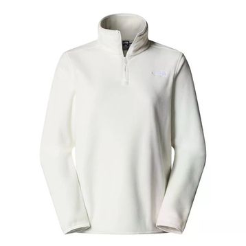 The North Face NF0A8D2JQLI1 Beyaz Glacier Fleece 1/4 Zip Kadın Outdoor Polar