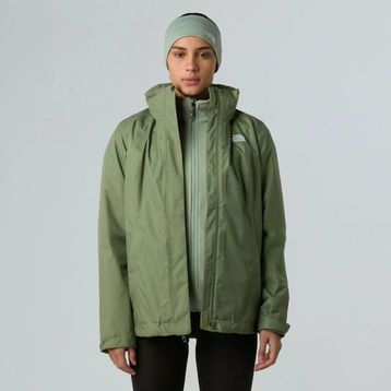 The North Face NF0A8E02D0I1 Yeşil Evolve II Triclimate Kadın Outdoor Mont