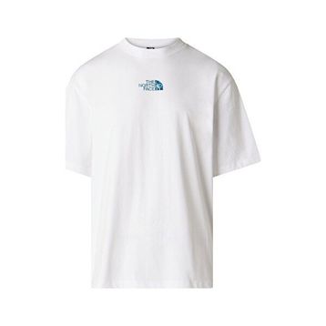 The North Face NF0A8G9UFN41 Beyaz M Liquid Logo Oversize Erkek Outdoor Tişörtü