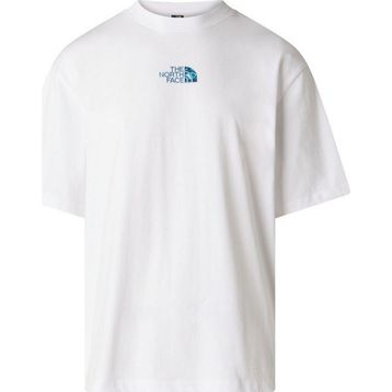 The North Face NF0A8G9UFN41 M Lıquıd Logo Oversıze Short Sleeve Tee Beyaz Erkek Tişört
