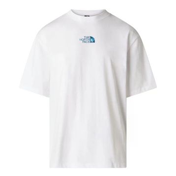 The North Face NF0A8G9UFN41 M Lıquıd Logo Oversıze Short Sleeve Tee Beyaz Erkek Tişört