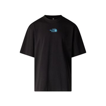 The North Face NF0A8G9UJK31 Siyah M Liquid Logo Oversize Erkek Outdoor Tişörtü