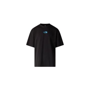 The North Face NF0A8G9UJK31 Siyah M Liquid Logo Oversize Erkek Outdoor Tişörtü