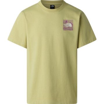 The North Face NF0A8GB1G731 M Mountaın Escape Relaxed Short Sleeve T Sarı Erkek Tişört