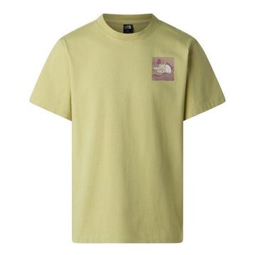 The North Face NF0A8GB1G731 M Mountaın Escape Relaxed Short Sleeve T Sarı Erkek Tişört