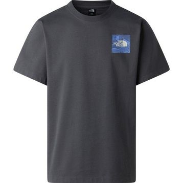 The North Face NF0A8GB1RHI1 M Mountaın Escape Relaxed Short Sleeve T Gri Erkek Tişört