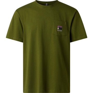 The North Face Nf0a8guubrı1 M Mountaın Logo Rlx Ss Tee-Graphıc Erkek Tişört