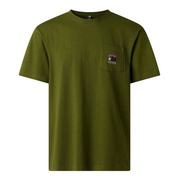 The North Face Nf0a8guubrı1 M Mountaın Logo Rlx Ss Tee-Graphıc Erkek Tişört