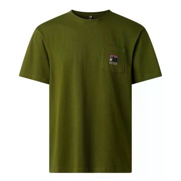 The North Face Nf0a8guubrı1 M Mountaın Logo Rlx Ss Tee-Graphıc Erkek Tişört