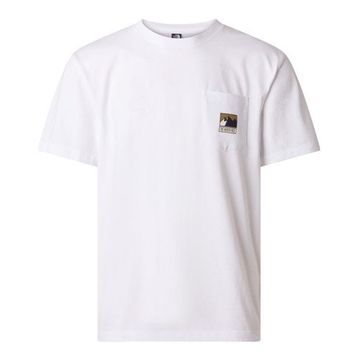 The North Face NF0A8GUUFN41 M Mountaın Logo Rlx Ss Tee-Graphic Beyaz Erkek Tişört