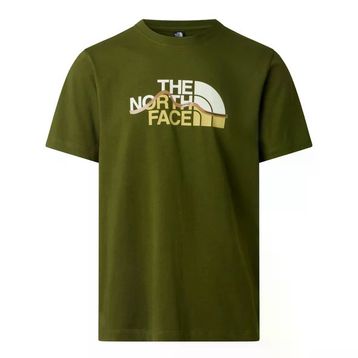 The North Face NF0A8GUXBRI1 M Mountaın Lıne Regular Short Sleeve Tee Yeşil Erkek Tişört