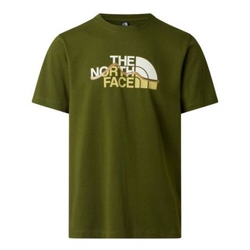 The North Face NF0A8GUXBRI1 M Mountaın Lıne Regular Short Sleeve Tee Yeşil Erkek Tişört