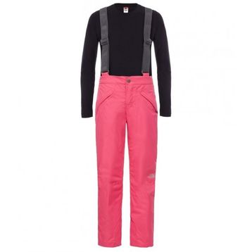 The North Face T0CRV1HBU Snowquest Suspender Pembe Çocuk Pantalon