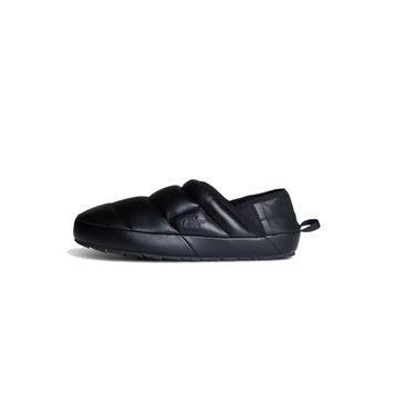 The North Face ThermoBall Traction Leather Mule NF0A8D9AKX7 Deri Kürklü TNF Black Siyah Erkek Terlik