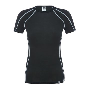 The North Face W Light Ss Crew Neck Siyah Kadın Pro İçlik
